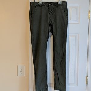 Mossimo Slim Skinny Hunter Green Pants